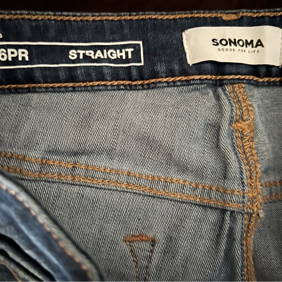 Pre-LOVED Sonoma petite straight leg jeans. 16P. EUC - Picture 4 of 8